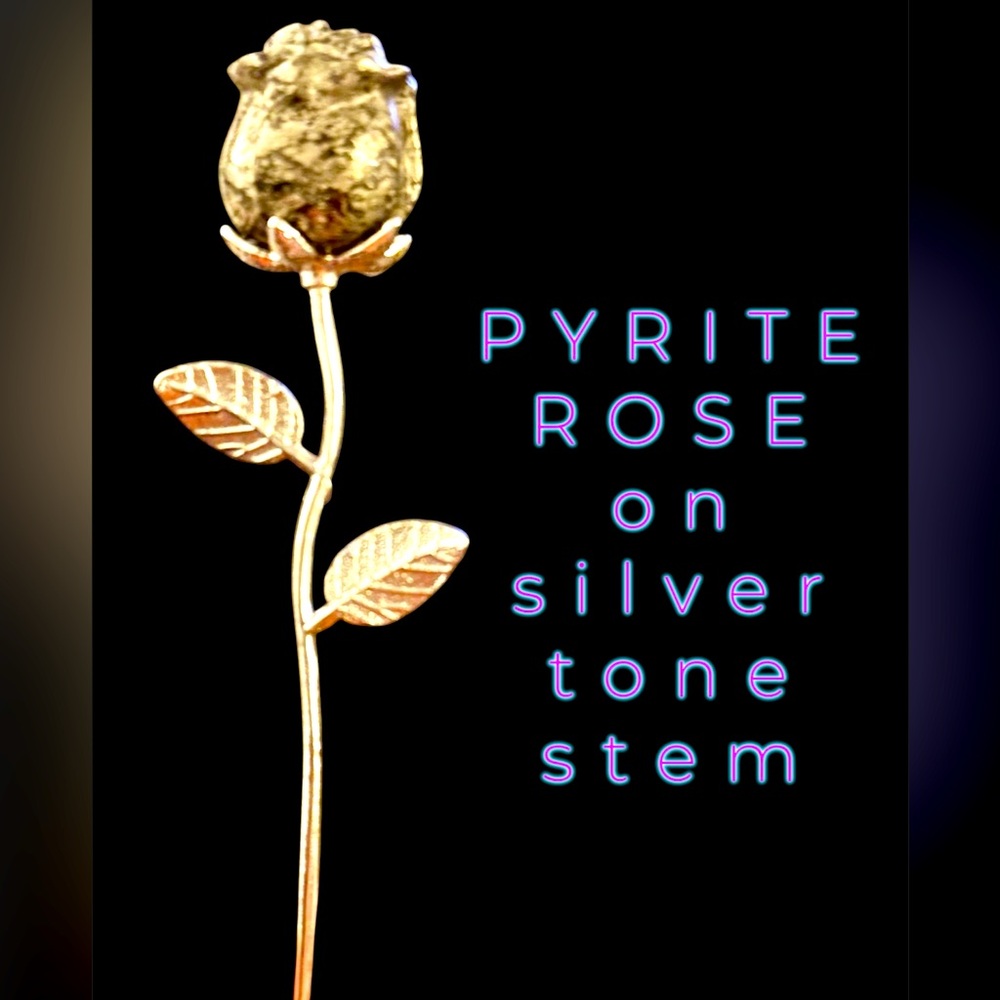 Pyrite Rock Crystal Forever Rose